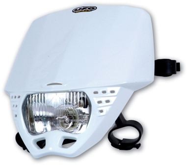 UFO - Careta de far UFO Cruiser (homologada) en blanc