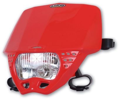 UFO - Careta de far UFO Cruiser (homologada) en vermell